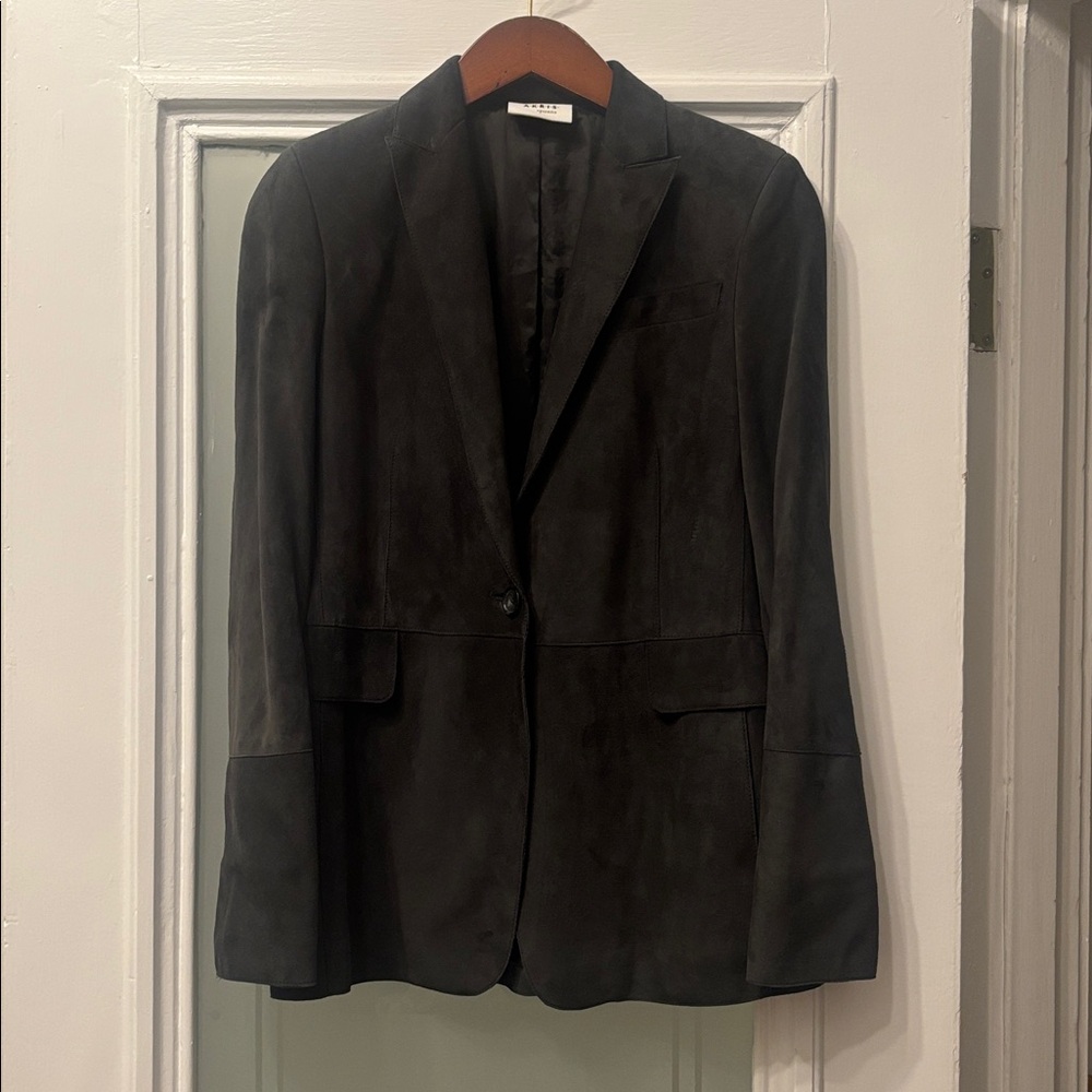 Charcoal Suede Blazer Arkis Punto